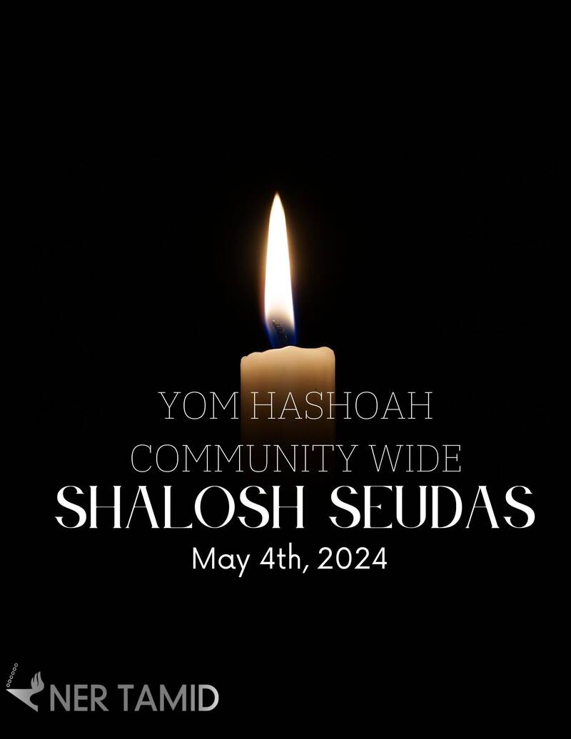 Banner Image for Yom Hashoah Community Wide Shalosh Seudas